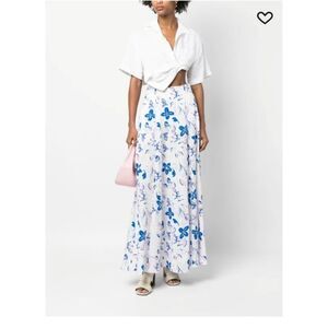 Dorothee Schumacher Bold Flowers Floral Maxi Skirt Size XXS